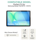 Tempered Glass for Samsung Galaxy Tab S10 FE / S9 FE (10.9") & S9 / S8 / S7 (11")