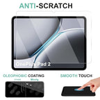 Wisely Premium Screen Protector for OnePlus Pad 2 | 12.1" | 9H Tempered Glass, Anti-Scratch, Bubble-Free, HD Clear