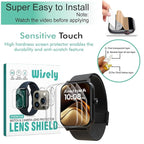 Wisely 3-Pack Screen Guard Protector for Fastrack Limitless Classic Large Smartwatch | 1.91" Full-Cover HD Clear TPU