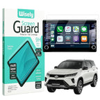 Wisely Premium Screen Guard for Toyota Fortuner 2021 Facelift & 2024 Models – 8-Inch Infotainment Display Protector