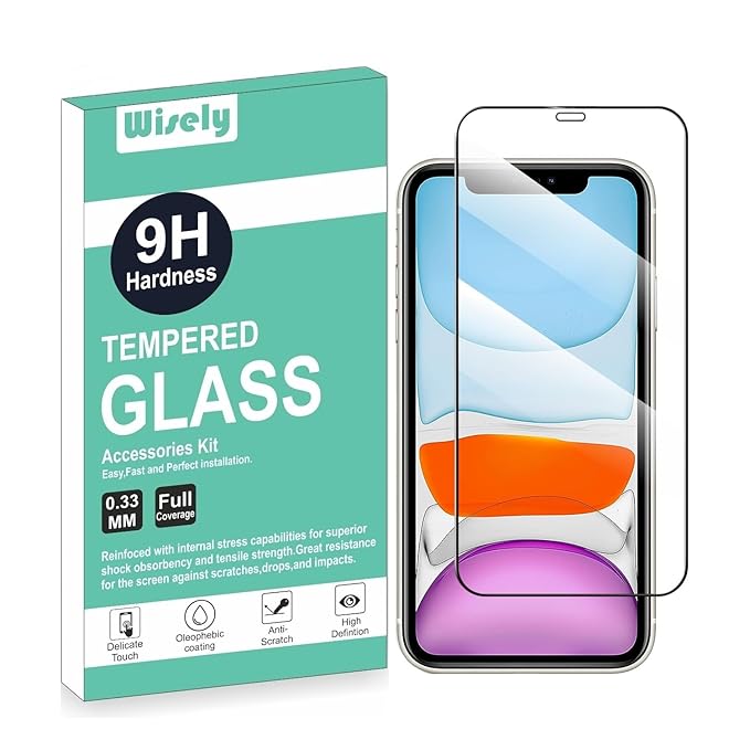 Tempered Glass for Apple iPhone XR / iPhone 11 (6.1-Inch) | 9H Hardness | HD Clear | Scratch Resistant | Easy Installation Kit