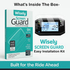 Wisely Premium Screen Guard for SUZUKI ACCESS 125 Ride Connect TFT Display Model (2025) Scooter - Digital Meter Protector