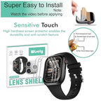 Wisely | Pack of 3 | Screen Guard Protector for Fire Boltt Brillia & Brillia Pro (2.02" Smartwatch) – Anti-Scratch, Anti-Shock, HD Clear, Full Cover