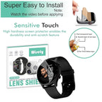 Wisely 3pcs Screen Guard Protector for NoiseFit Twist Smartwatch – Full Coverage, HD Clear, Anti-Scratch, Easy Installation