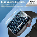 Wisely | 3pcs | Screen Guard Protector for Noise ColorFit Ultra 3 Smartwatch | 1.96" | HD Clear, Scratch Resistant, Full Coverage, Bubble Free