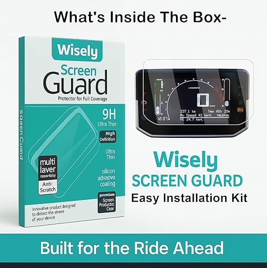 Screen Guard for Hero Xtreme 250R (2025) | HD Clear Full Cover Digital Meter Protector