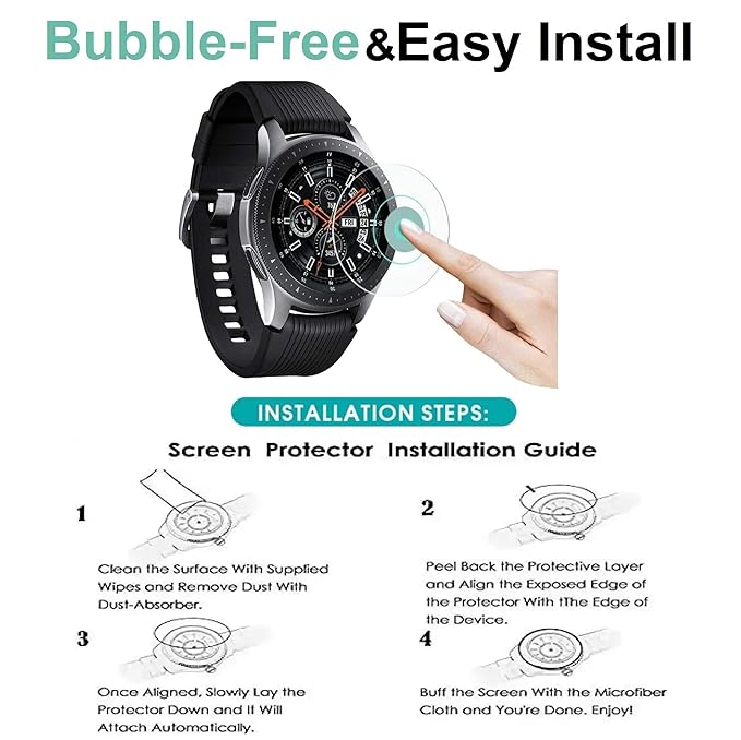 Screen Guard Protector For Boat Lunar Discovery (1.39'' inch) Anti Shock, Anti-Scratch, HD Clear, Full Cover