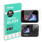 Wisely Tempered Glass for GoPro Hero 13 Action Camera | HD Clear Lens & Screen Protector | Pack of 3