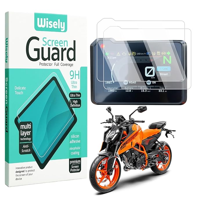 Screen Guard for KTM Duke 390 2023 – TFT Display Pack of 2