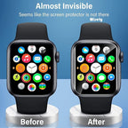 Wisely | 3pcs | Screen Guard Protector for Noise ColorFit Ultra 3 Smartwatch | 1.96" | HD Clear, Scratch Resistant, Full Coverage, Bubble Free