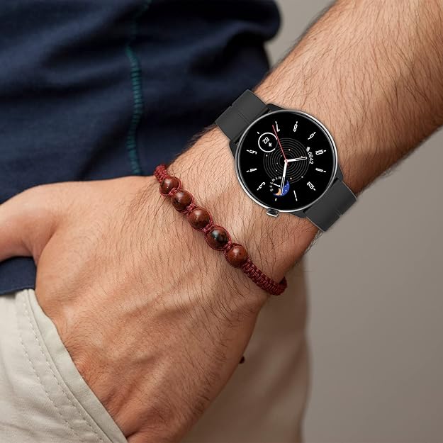 Wisely 22mm Silicone Replacement Strap for Smartwatches