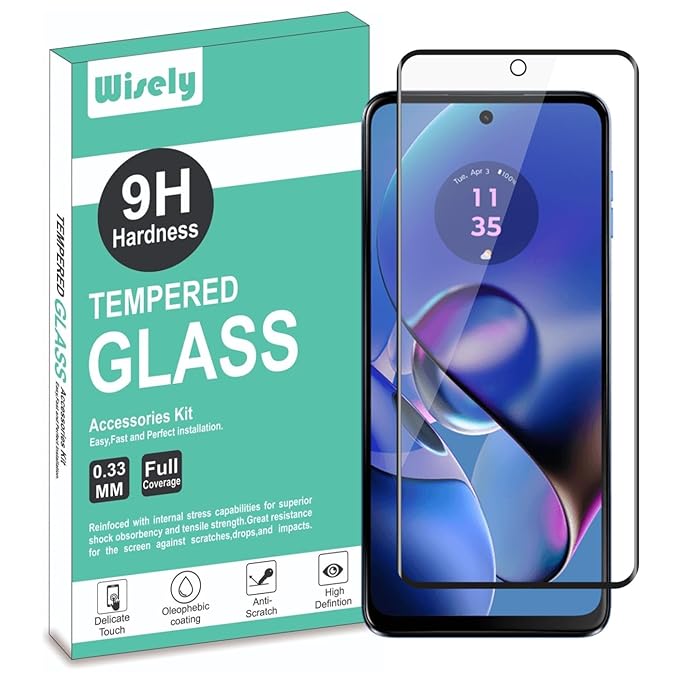 Edge to Edge Tempered Glass for Motorola Moto G64 5G (6.5 inch) | 9H Hardness