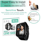 Wisely | 3-Pack | Full-Coverage HD Screen Guard for Fire-Boltt Ninja Call Pro Plus 1.83" Smartwatch – Bubble-Free TPU Protector
