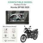 Screen Guard for Honda SP 160 2025 Bike | TFT Display Digital Meter Protector