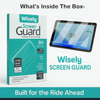 Wisely Premium Screen Guard for Ather Rizta EV Scooter – 7-Inch Digital Meter Touch Display Protector, Anti-Scratch, 9H Hardness, HD Clear Full Coverage