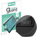 Premium Screen Guard Protector for Echo Spot Alexa Display Easy installation kit, HD Clear, Full Cover