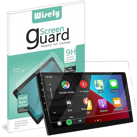 Premium Screen Guard For 9 Inch Android Car Stereo Touch Display Protector Accessories navigation system, Easy Installation Kit, HD Clear