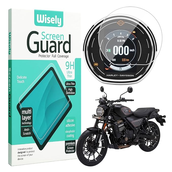Screen Guard for Harley Davidson X440 (2024) | TFT Display Digital Meter Protector