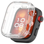 Protective Case Cover Compatible with Huawei Watch Fit 4 Smartwatch | Soft TPU, HD Clear, Full Screen Protection