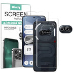 3-in-1 Nano Glass Screen Protector with Front, Back & Camera Guard for Nothing Phone 2a 5G