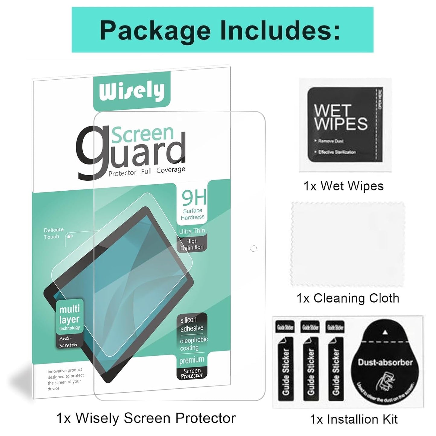 Premium Screen Protector for Redmi Pad Pro |12.1-inch| Anti-Scratch Tablet Glass Guard, 9H Ultimate Protection, Bubble-Free, Easy installation kit - HD Clear