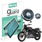 Wisely Premium Speedometer Screen Guard for Royal Enfield Meteor 350, Scram 411 & Hunter 350 – HD Clear 9H Protection, Full Cover Anti-Glare Shield