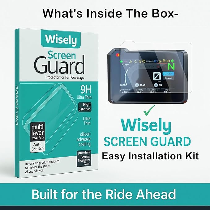 Screen Guard for KTM Duke 390 2023 – TFT Display Pack of 2