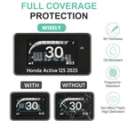 Wisely Premium Screen Guard for Honda Activa 125 (2025) & Activa 110 DLX – Scooter Digital Meter Protector, HD Clear, Scratch Resistant, Easy Installation Kit