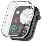 Wisely Protective Case Cover for Noise Colorfit Ultra 3 Smartwatch – Transparent Soft TPU Full Screen Guard, Scratch Resistant, Shockproof & Easy Install