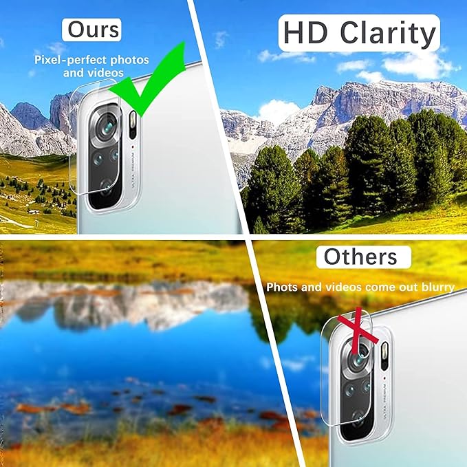 Realme 12 Pro/Pro Plus 5G Camera Glass Guard + Screen Protector (Pack of 2)