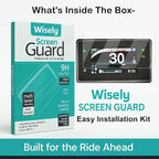 Wisely Premium Screen Guard for Honda SP 125 (2025) – HD Clear, 9H Hardness