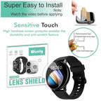 Wisely 3pcs Screen Guard Protector for Noise Vortex Plus Smartwatch – Full Coverage, HD Clear, Anti-Scratch, Easy Installation