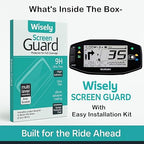 Wisely Premium Speedometer Screen Guard for Suzuki Avenis 125 & Burgman Street 125 – Digital Meter Protector, HD Clear, Full Coverage, Easy Installation