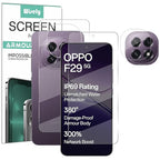 3-in-1 Nano Glass Screen Protector with Front, Back & Camera Guard for Oppo F29 5G
