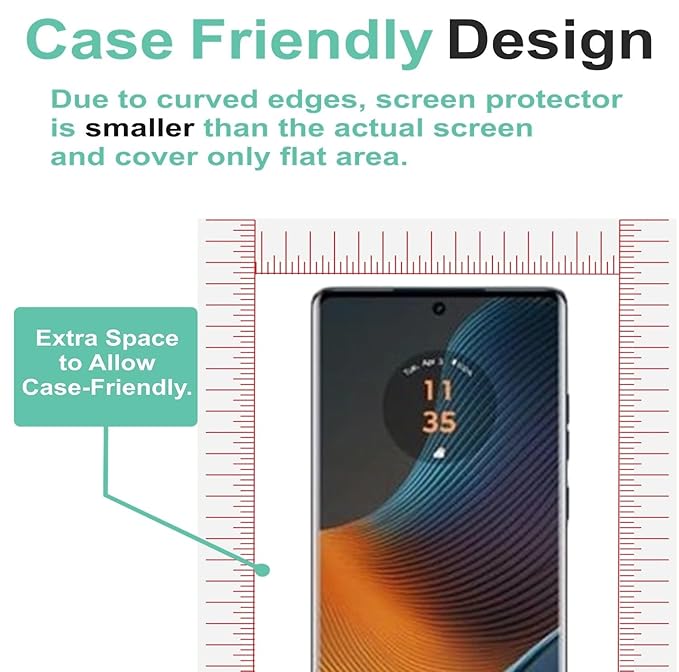 Screen Guard Combo for Motorola Edge 50 Fusion 5G | 2pc Camera Lens Glass + Front Nano Flexible Screen Protector
