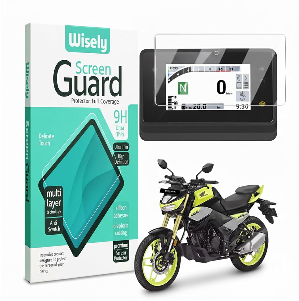 Premium Screen Guard for Honda CB 125 Hornet (2025) Bike - TFT Display Digital Meter Protector