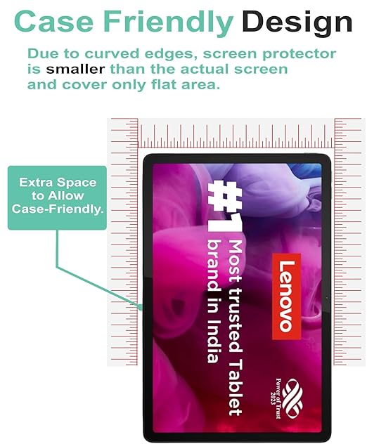 Wisely Premium Screen Protector for Lenovo Tab M11 |11-inch| – 9H Hardness, Anti-Scratch, Drop Resistant, HD Clear Glass Guard with Easy Installation Kit