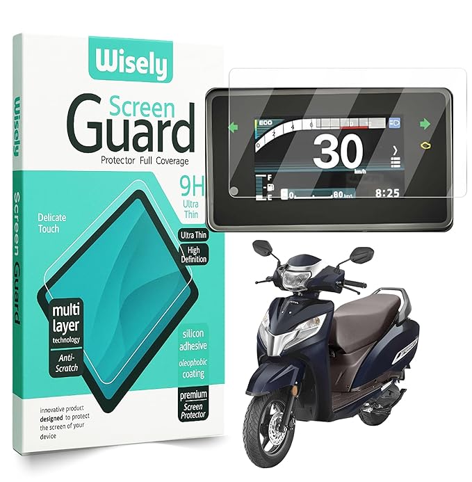 Premium Screen Guard for Honda Activa 125 (2025) | Activa 110 DLX Digital Meter Protector Scooter Instrument Cluster Touch Display, Anti Scratch, HD Clear
