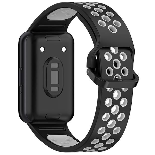 Wisely Adjustable Silicone Replacement Band Strap for Samsung Galaxy Fit 3 – Soft, Durable & Stylish Smartwatch Bracelet