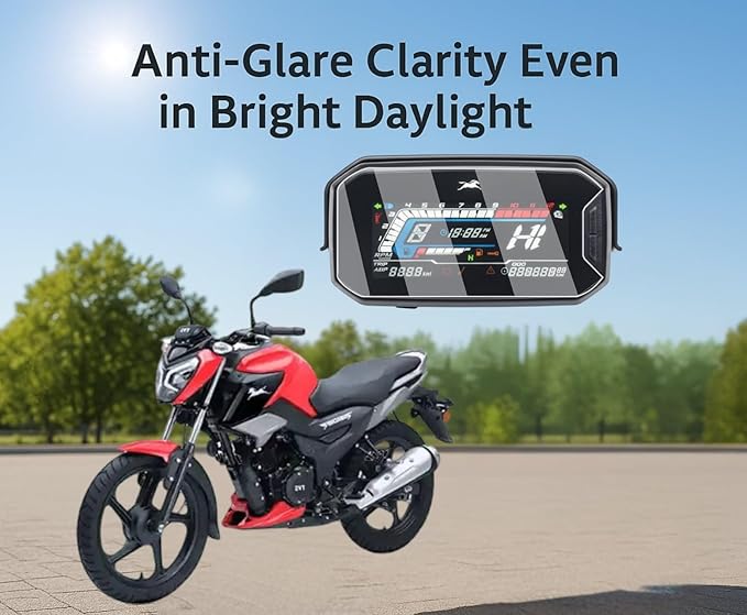 Screen Guard for TVS Raider 125 SSE/IGO/SPLIT/SINGLE - Pack of 2