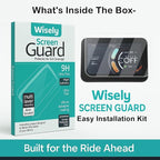 Screen Guard for Hero Vida V2 Pro, Plus, Lite (7-Inch) | HD Clear Full Cover Touch Display Digital Meter Protector