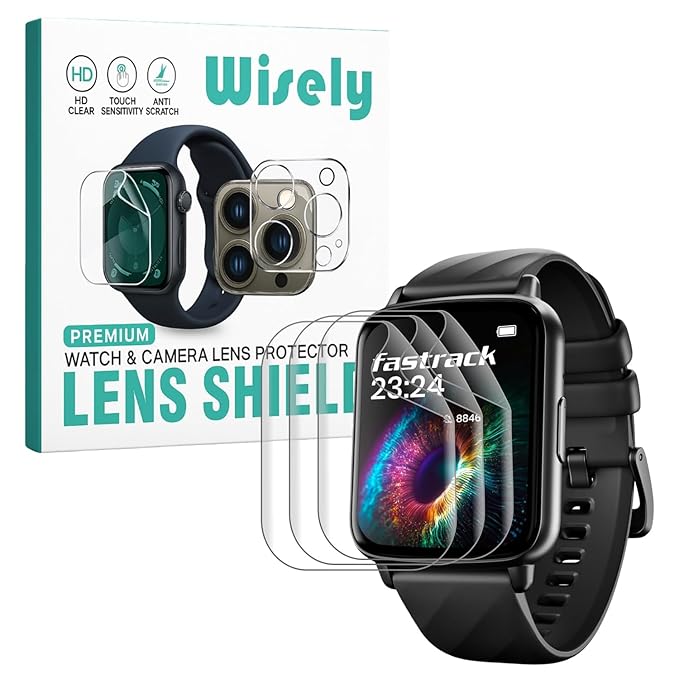 Screen Guard Protector for Fastrack Volt S1 Smartwatch | 1.83 - Pack of 3