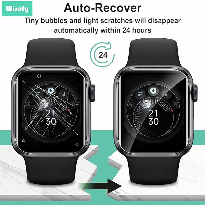 Wisely | Pack of 3 | Screen Guard Protector for Fire Boltt Brillia & Brillia Pro (2.02" Smartwatch) – Anti-Scratch, Anti-Shock, HD Clear, Full Cover