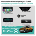 PUNCH EV screen guard 5 piece kit front view